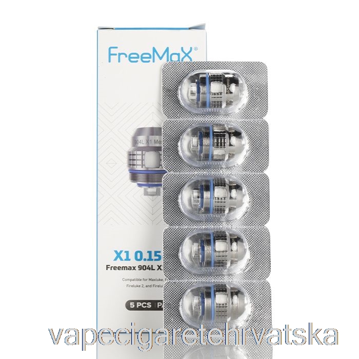 Vape Cigarete Freemax Maxluke 904l X Zamjenske Zavojnice 0.15 Ohm 904l X1 Jednostruke Mrežaste Zavojnice